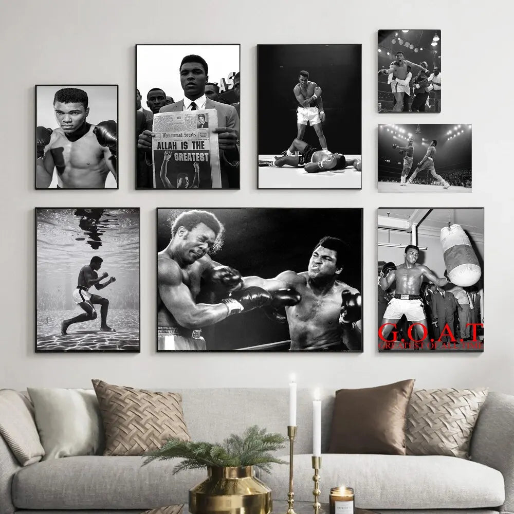 Muhammad Ali Inspirational Art Poster