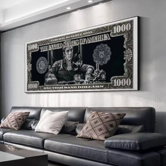 Scarface Tony Montana Dollar Wall