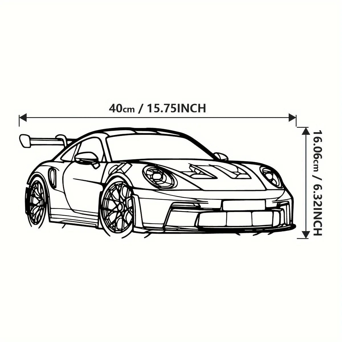 Porsche GT3 RS Decoration