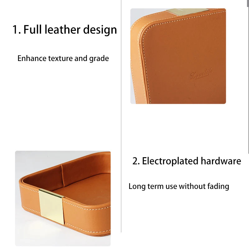 Leather Desk Tray
