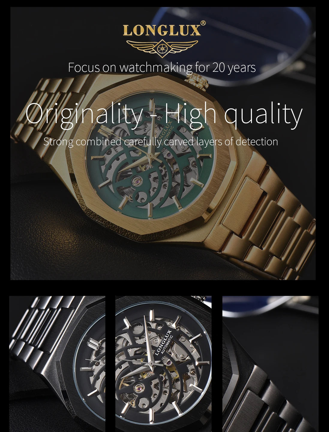 Automatic Skeleton Watch