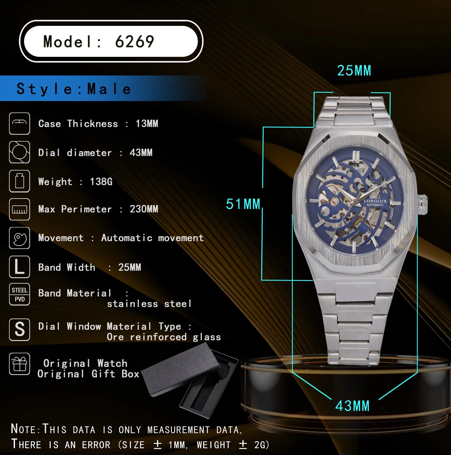 Automatic Skeleton Watch