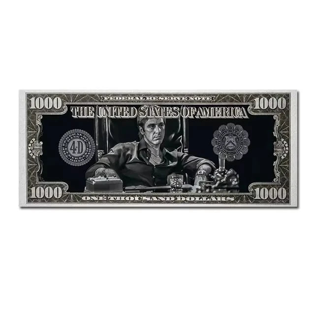 Scarface Tony Montana Dollar Wall