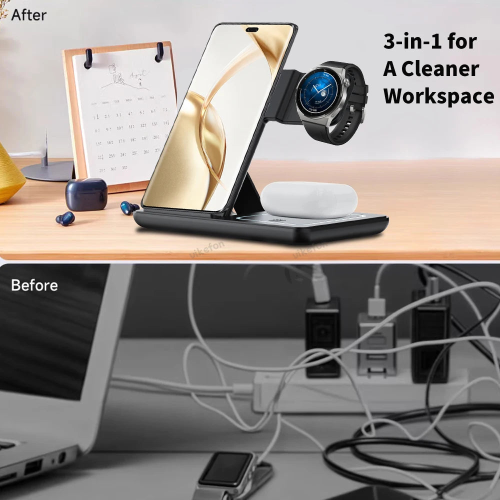 Charging Station 3 in 1
