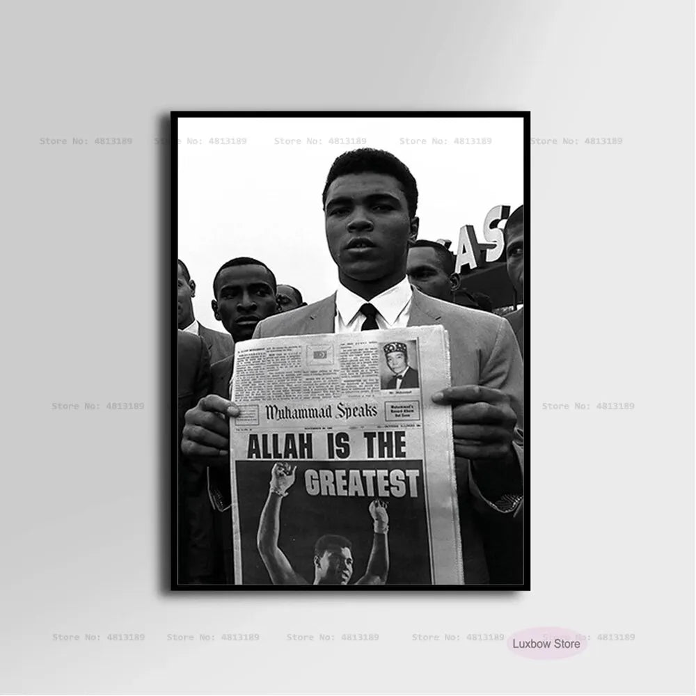Muhammad Ali Inspirational Art Poster